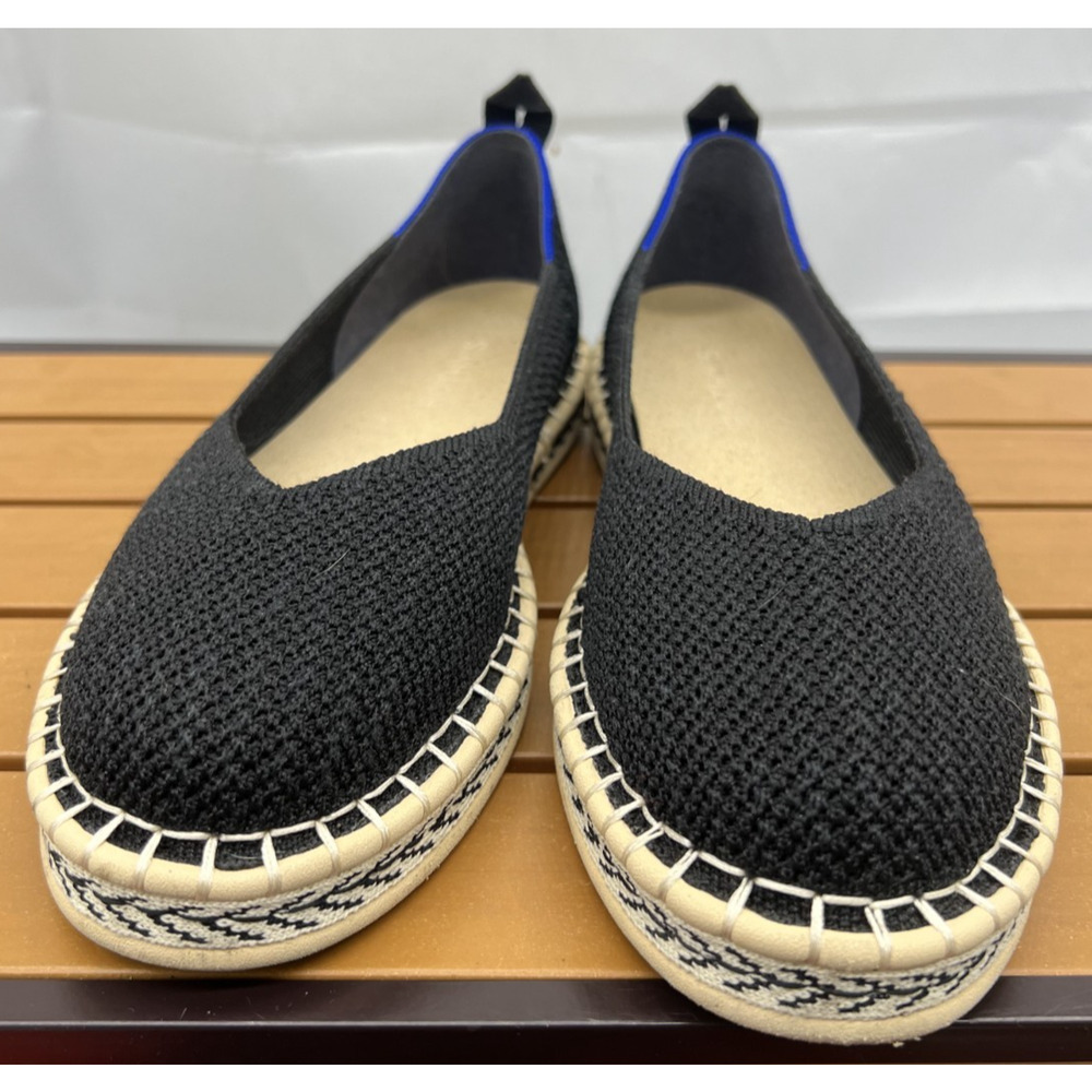 Rothy's The Espadrille Black Flats Size 8 - Picture 8 of 11